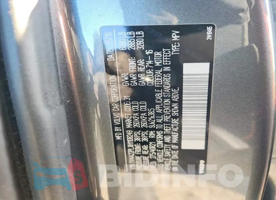 YV4A22PLXH1108249 Photo# 12