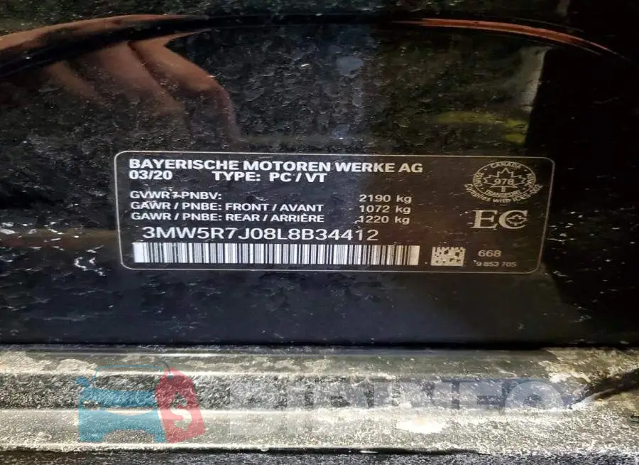 3MW5R7J08L8B34412 Photo# 12