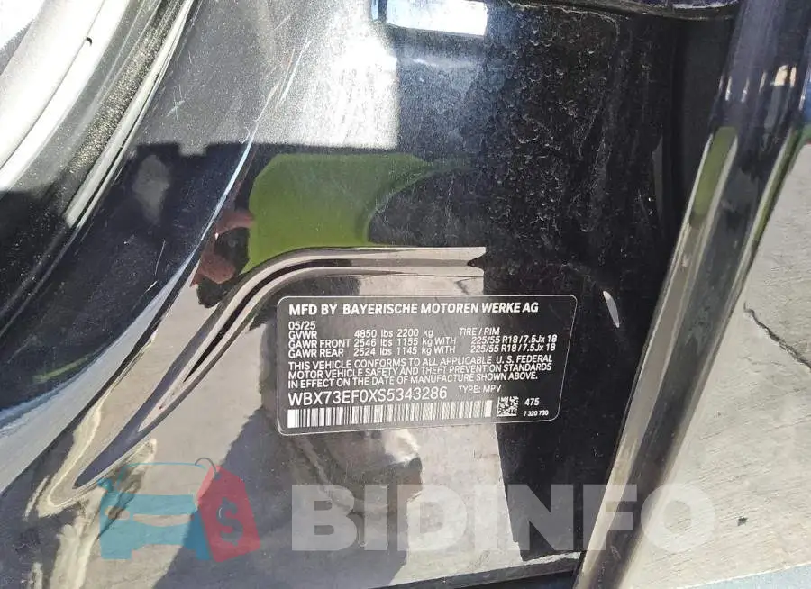 WBX73EF0XS5343286 Photo# 13