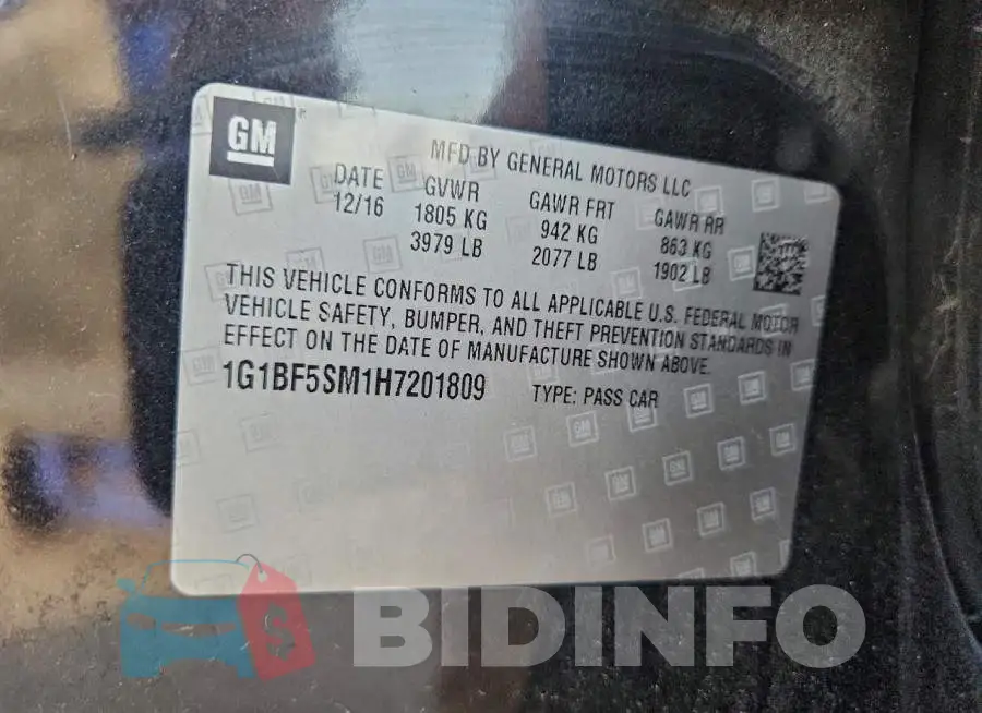 1G1BF5SM1H7201809 Photo# 12