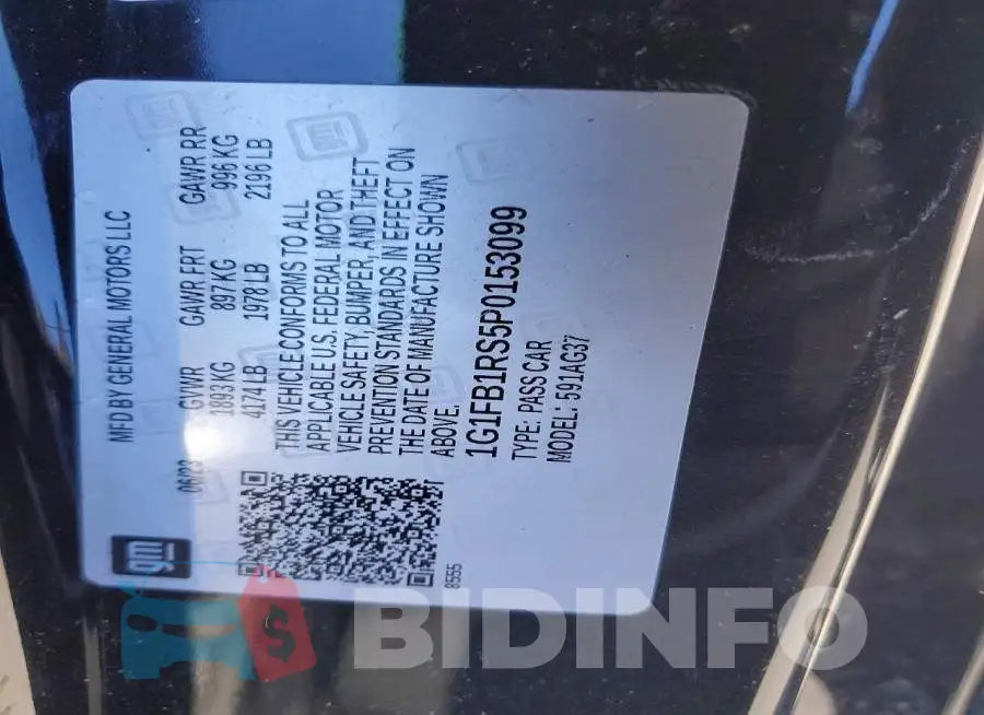 1G1FB1RS5P0153099 Photo# 12