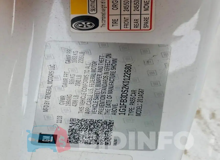 1G1FB3DS2K0122680 Photo# 12
