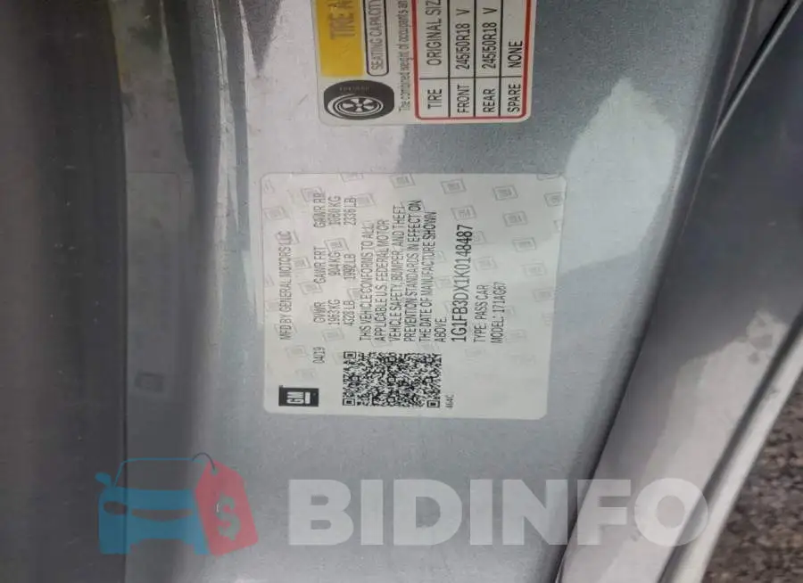 1G1FB3DX1K0148487 Photo# 12