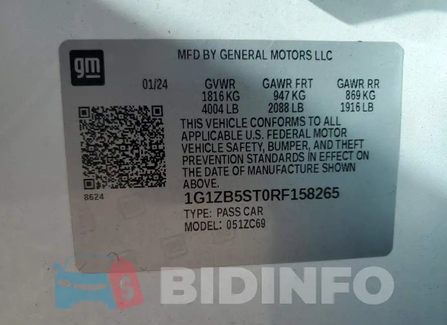 1G1ZB5ST0RF158265 Photo# 12