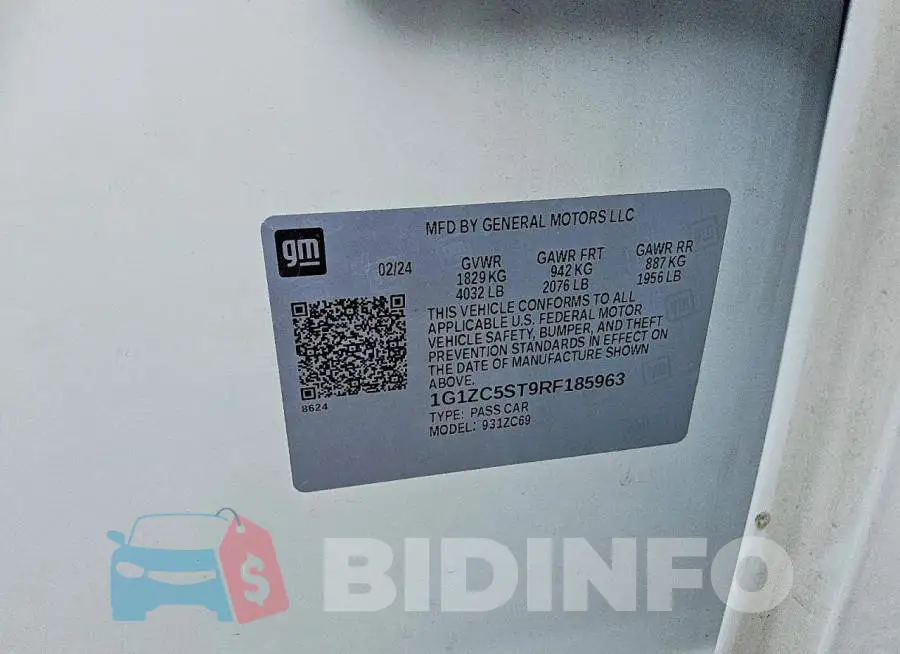 1G1ZC5ST9RF185963 Photo# 12