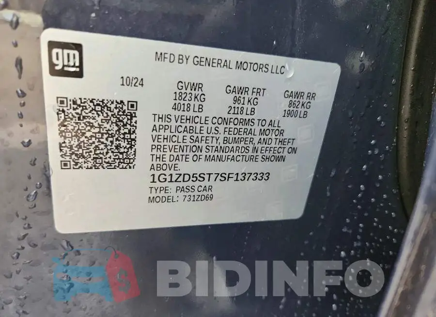1G1ZD5ST7SF137333 Photo# 12