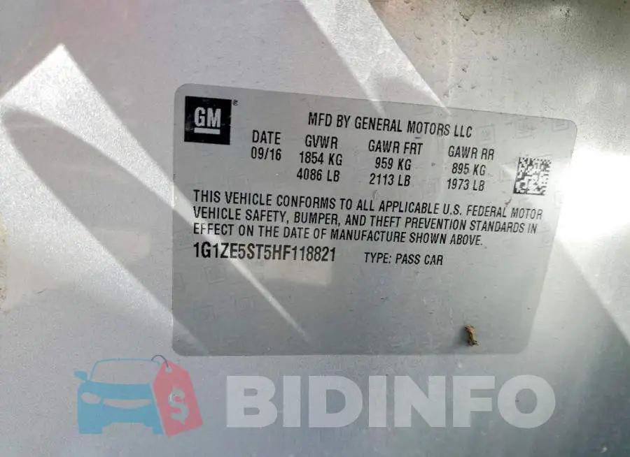 1G1ZE5ST5HF118821 Photo# 12