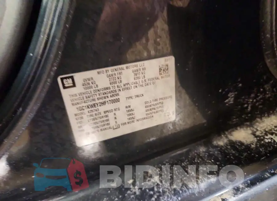 1GC1KWEY2HF170000 Photo# 12