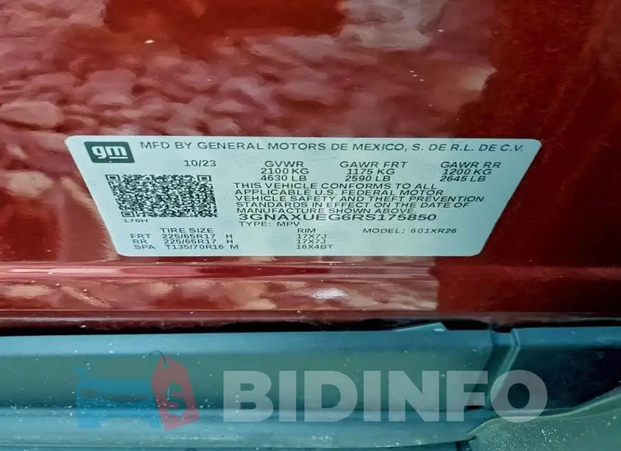 3GNAXUEG6RS175850 Photo# 13