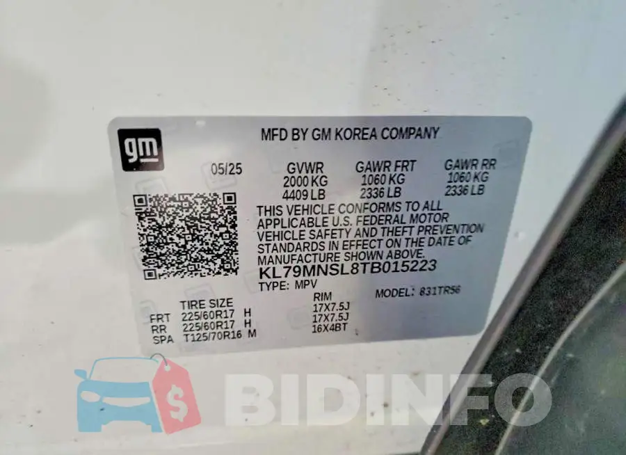 KL79MNSL8TB01522X Photo# 13