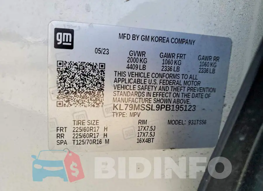 KL79MSSL9PB195123 Photo# 13