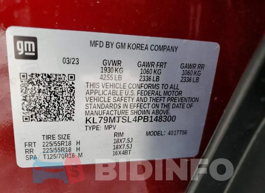 KL79MTSL4PB148300 Photo# 13