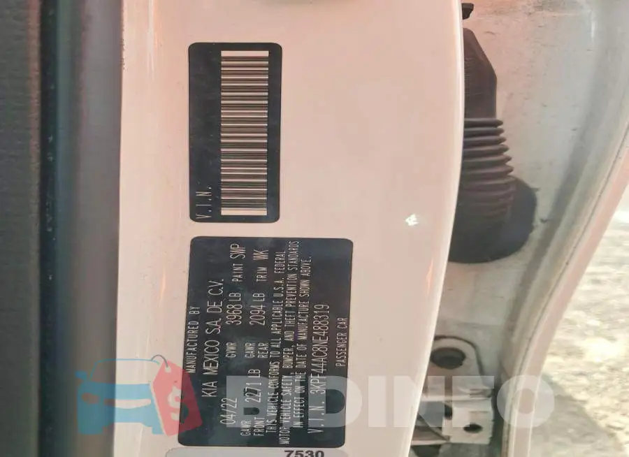 3KPF44AC8NE488319 Photo# 13