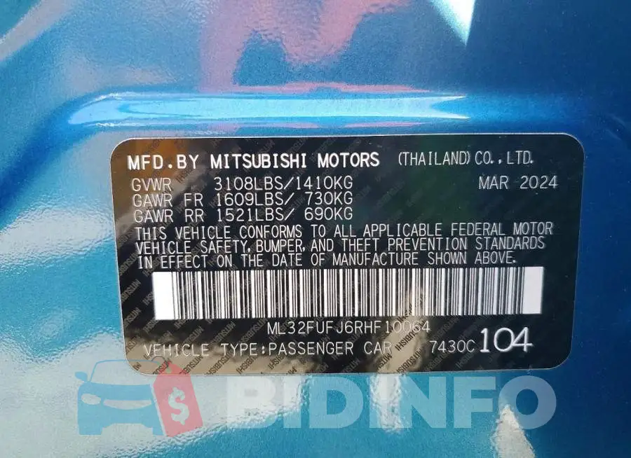 ML32FUFJ6RHF10064 Photo# 12