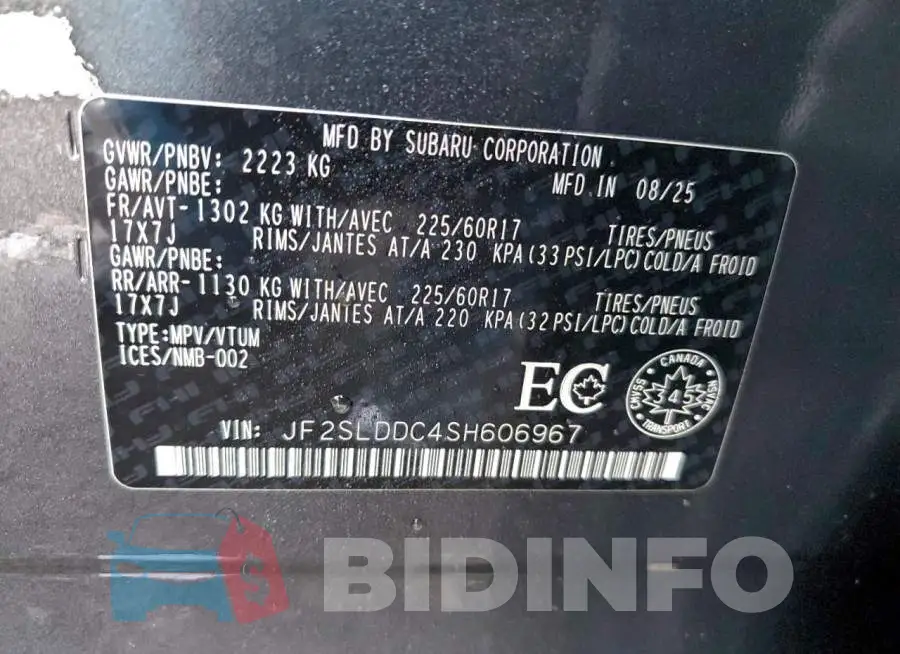 JF2SLDDC4SH606967 Photo# 14