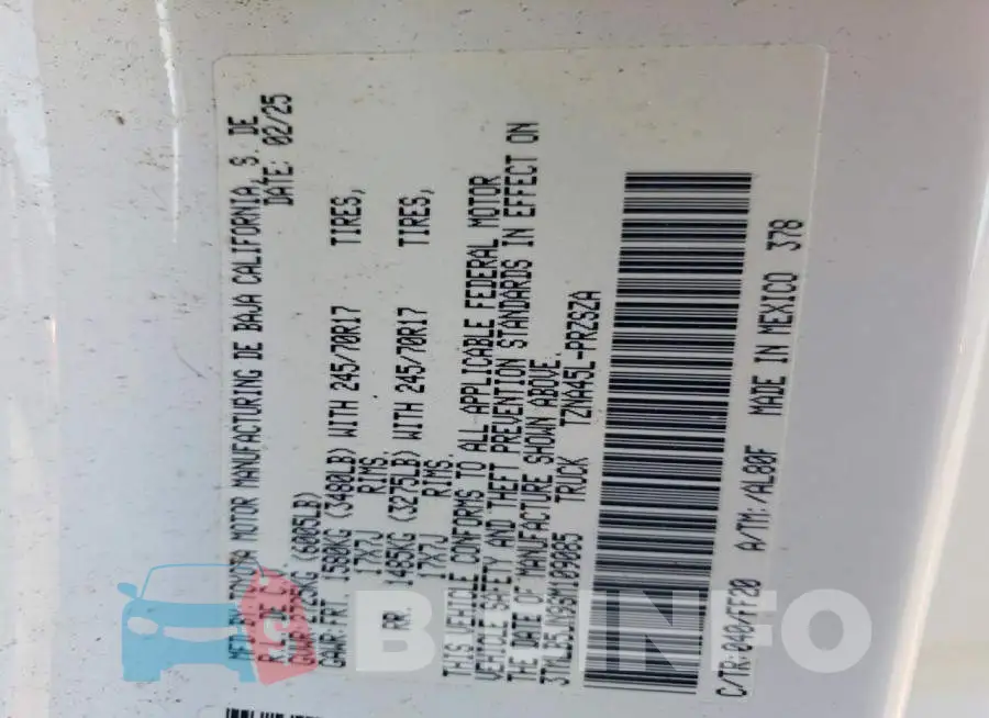 3TMLB5JN9SM109085 Photo# 13