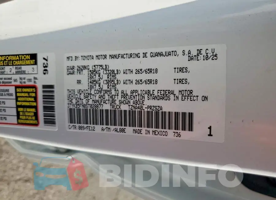 3TYKB5FN8ST028877 Photo# 12