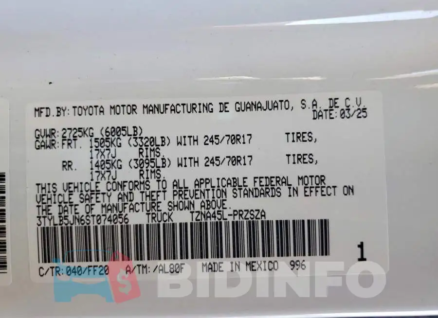 3TYLB5JN6ST074056 Photo# 12