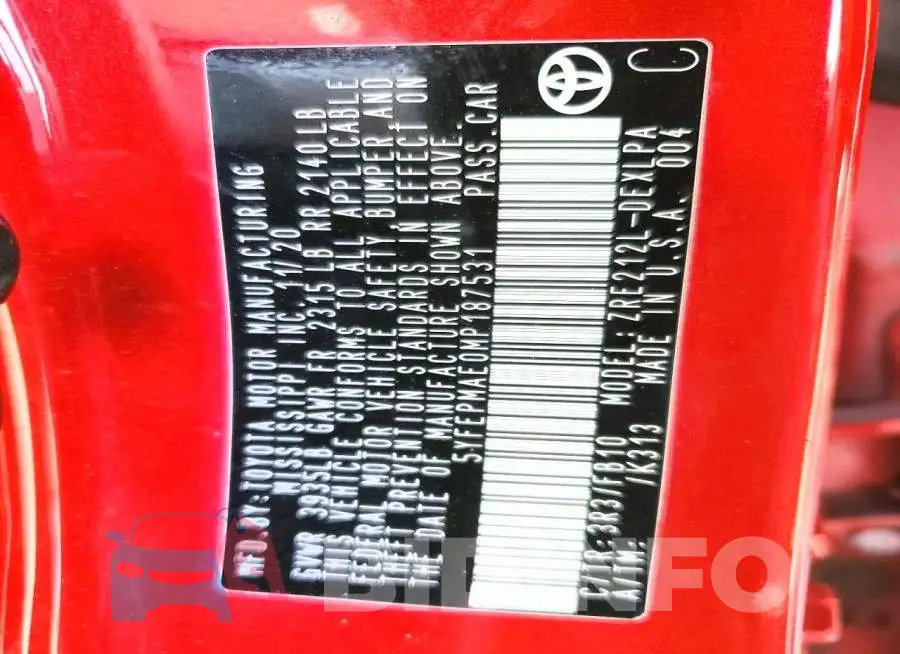 5YFEPMAE0MP187531 Photo# 12