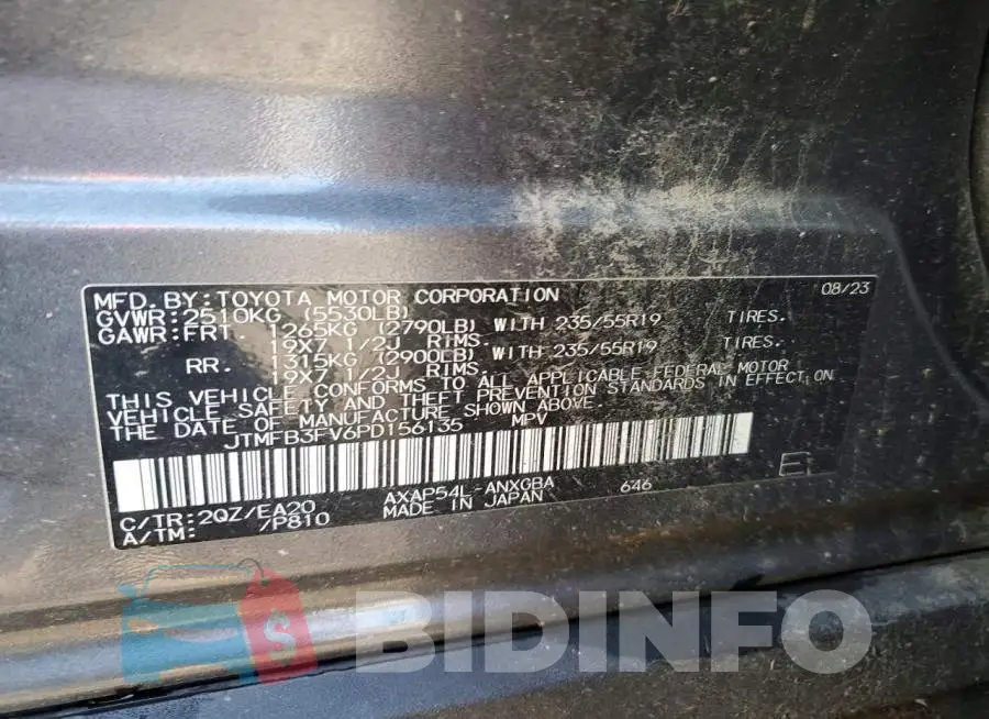 JTMFB3FV6PD156135 Photo# 13