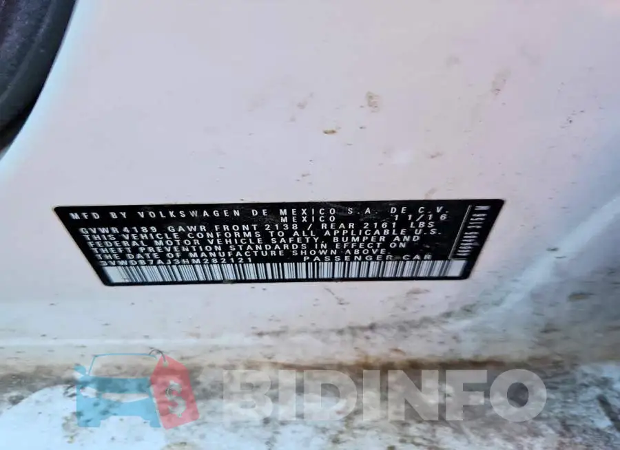 3VWDB7AJ3HM282121 Photo# 12