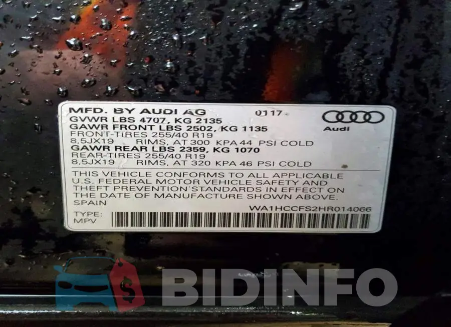 WA1HCCFS2HR014066 Photo# 12