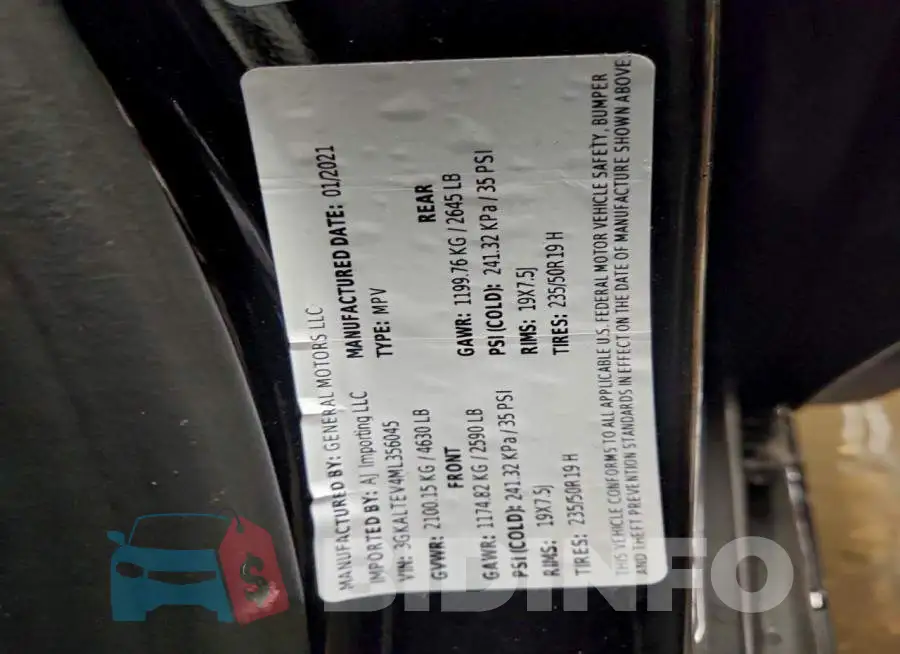 3GKALTEV4ML356045 Photo# 13