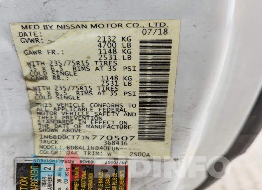 1N6BD0CT7JN770507 Photo# 12