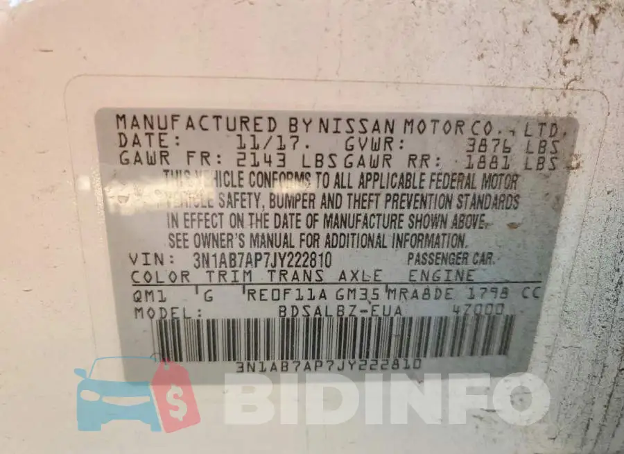 3N1AB7AP7JY222810 Photo# 12