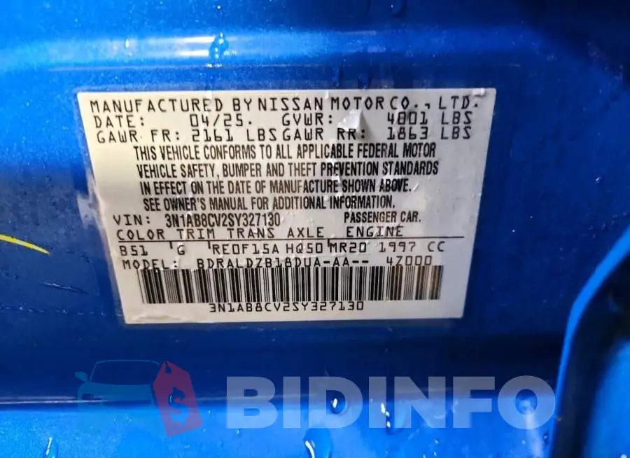 3N1AB8CV2SY327130 Photo# 12