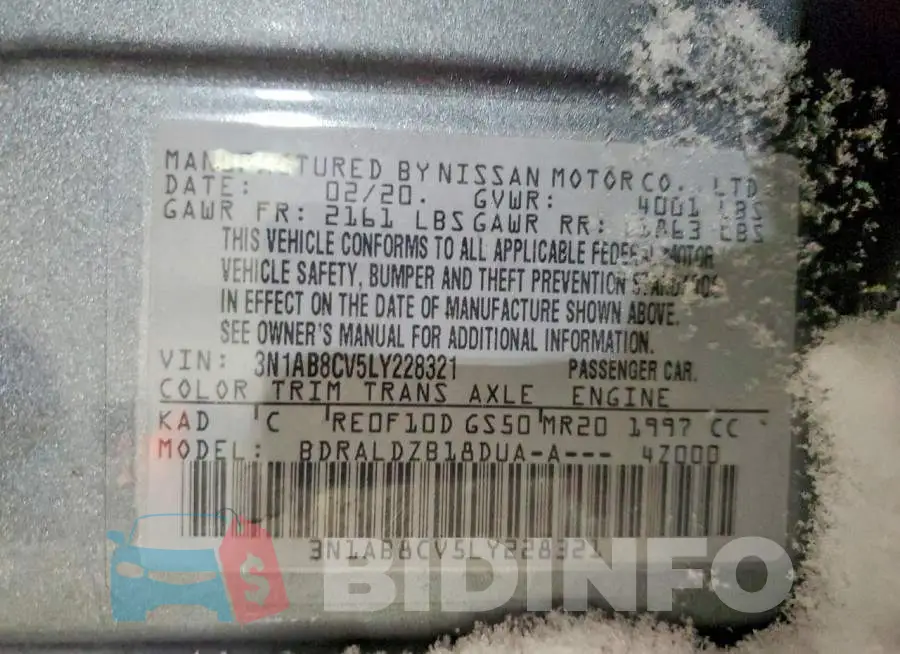 3N1AB8CV5LY228321 Photo# 13