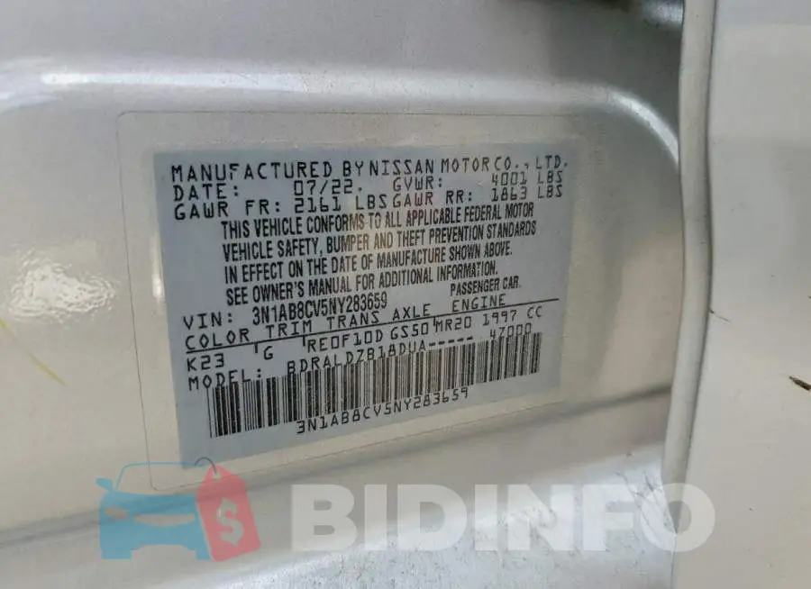 3N1AB8CV5NY283659 Photo# 12