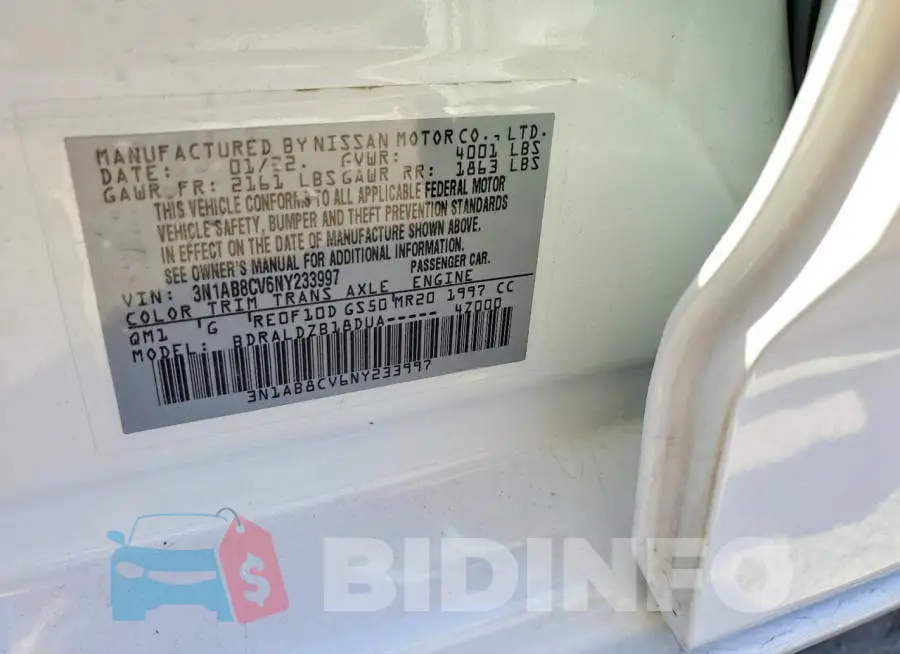 3N1AB8CV6NY233997 Photo# 12