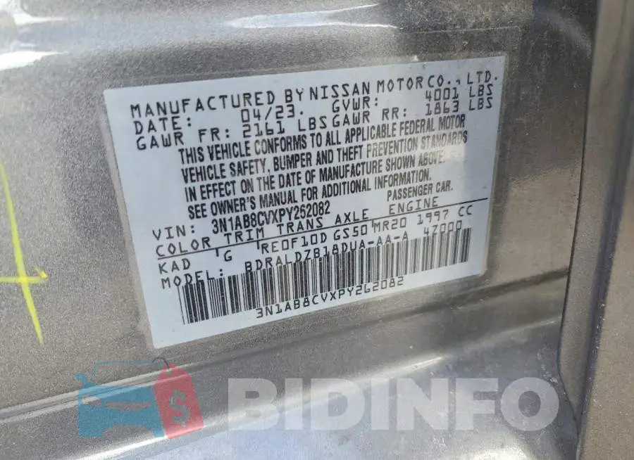 3N1AB8CVXPY262082 Photo# 12