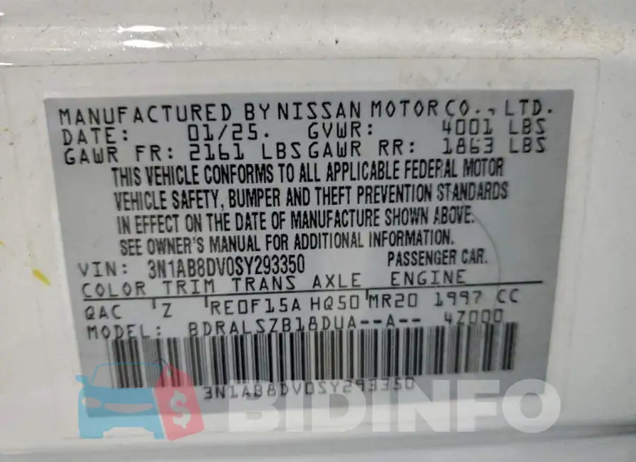 3N1AB8DV0SY293350 Photo# 13