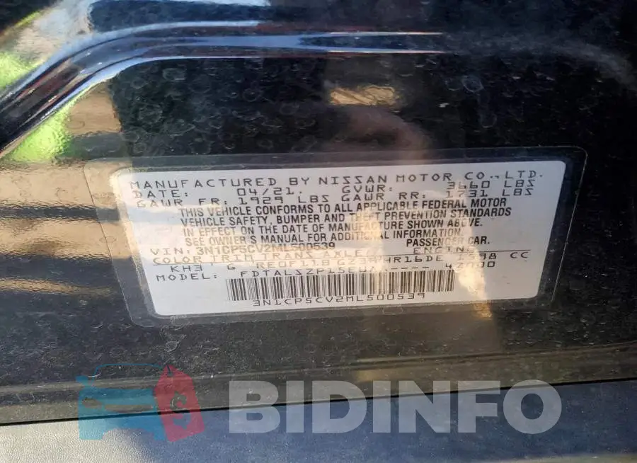 3N1CP5CV2ML500539 Photo# 14