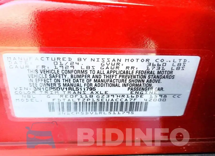 3N1CP5DV1RL511795 Photo# 13