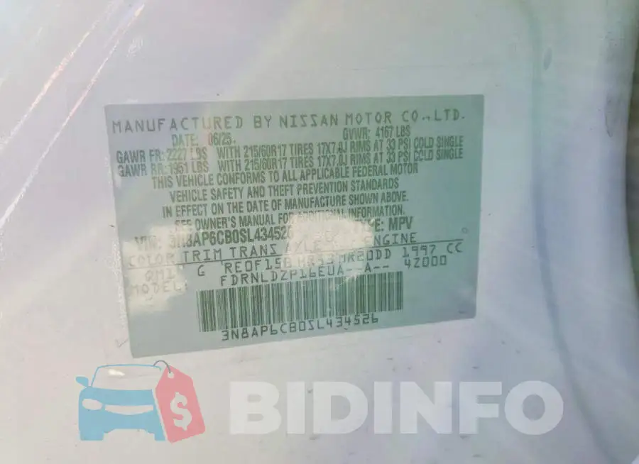 3N8AP6CB0SL434526 Photo# 13