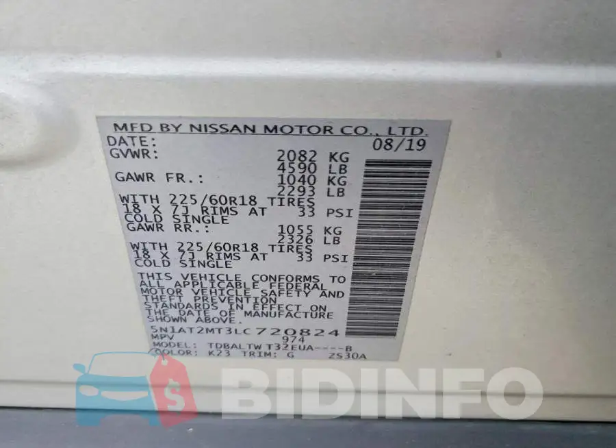 5N1AT2MT3LC720824 Photo# 13
