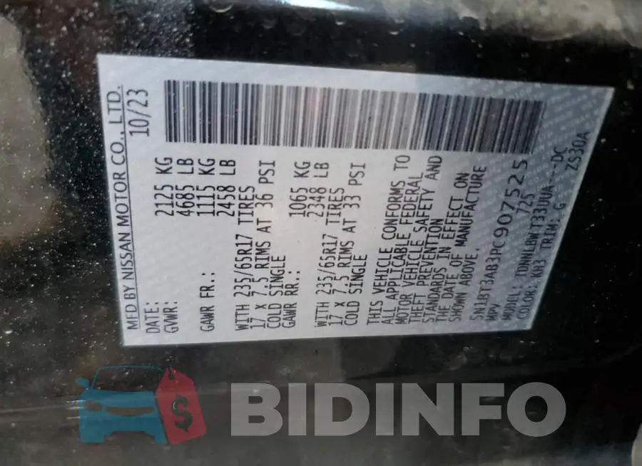 5N1BT3AB3PC907525 Photo# 13