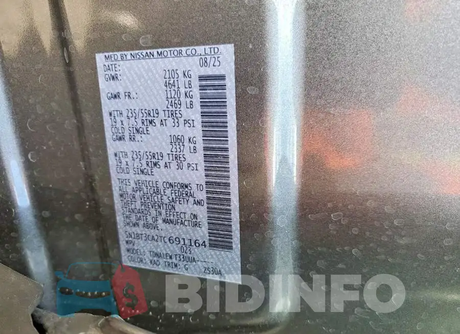 5N1BT3CA2TC691164 Photo# 12