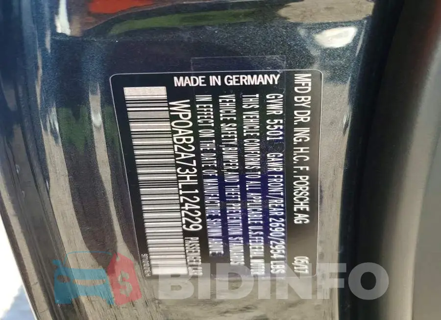 WP0AB2A73HL124229 Photo# 14