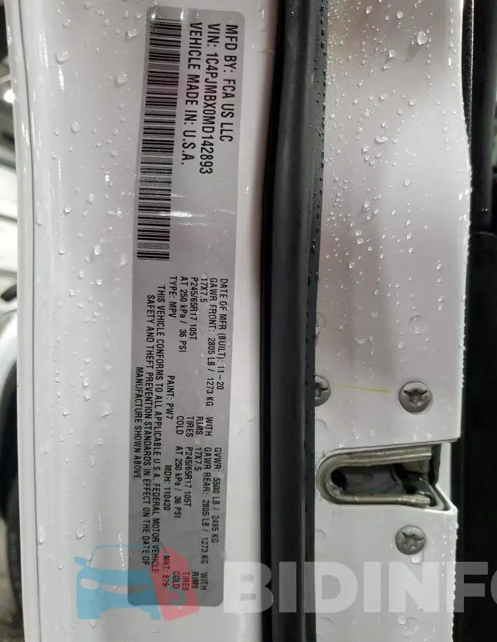 1C4PJMBX0MD142893 Photo# 13