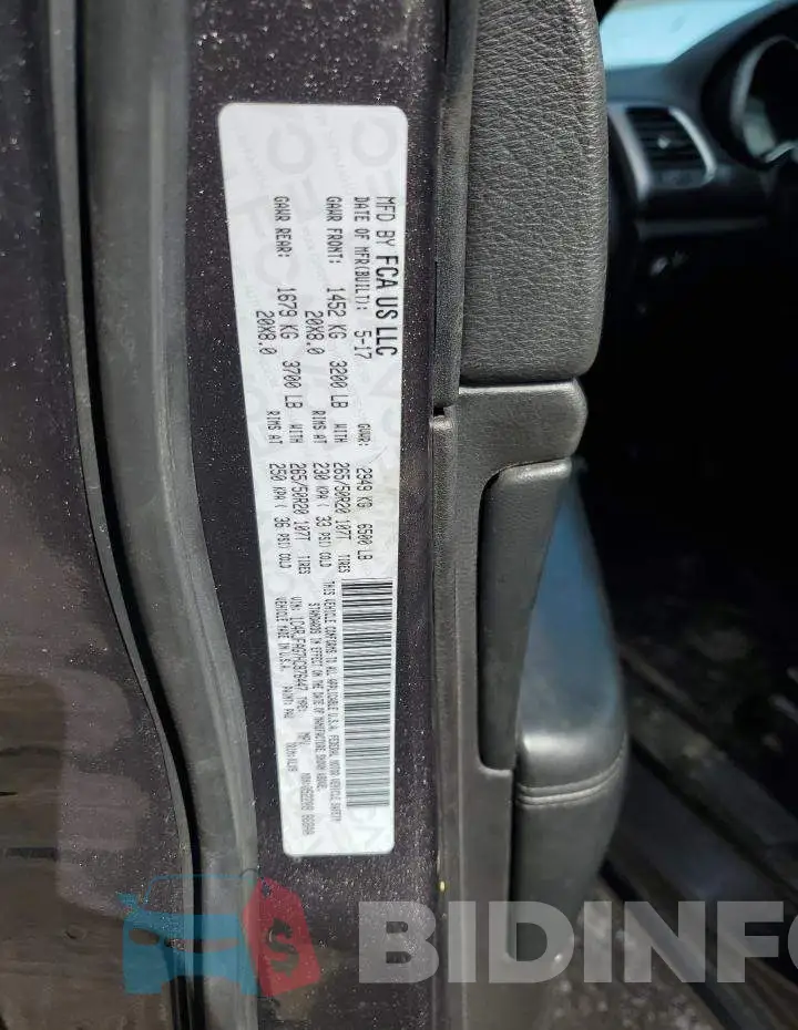 1C4RJFAG7HC876447 Photo# 13
