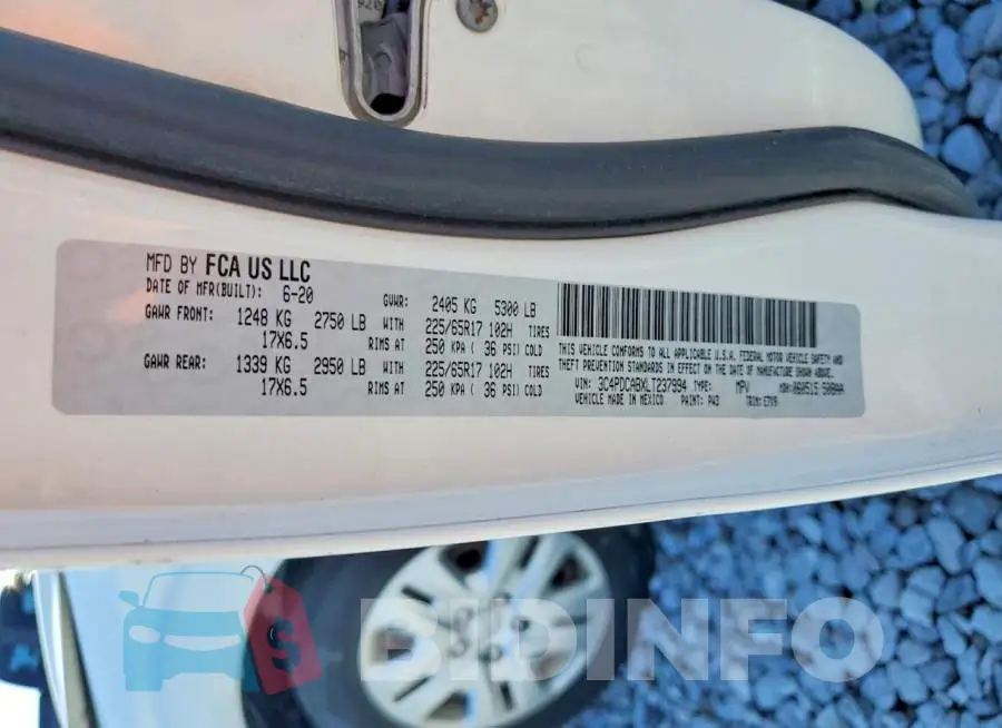 3C4PDCABXLT237994 Photo# 13