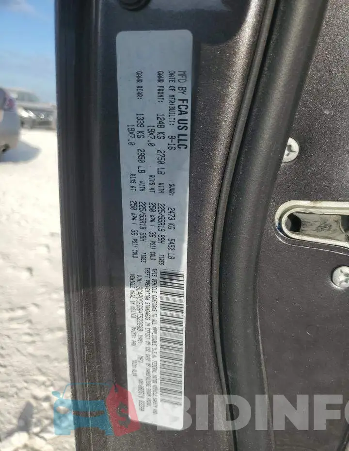 3C4PDCEG8HT522609 Photo# 14