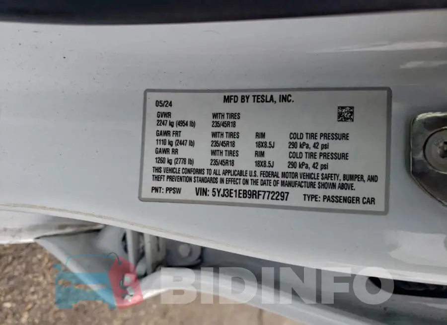5YJ3E1EB9RF772297 Photo# 12