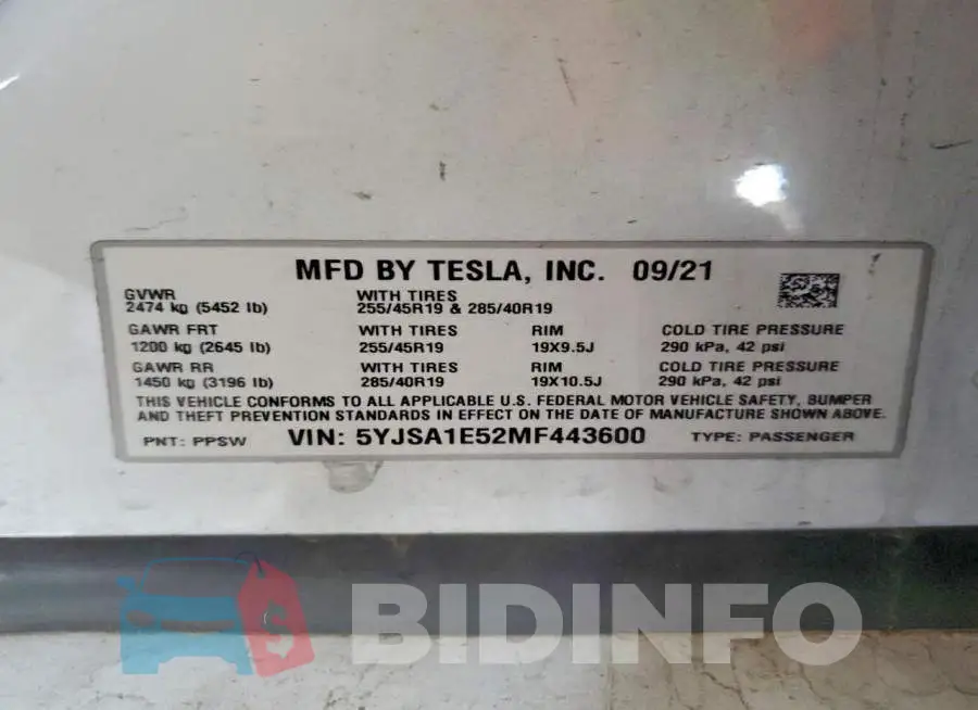 5YJSA1E52MF443600 Photo# 12