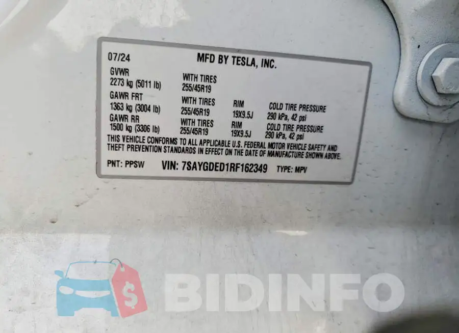 7SAYGDED1RF162349 Photo# 13