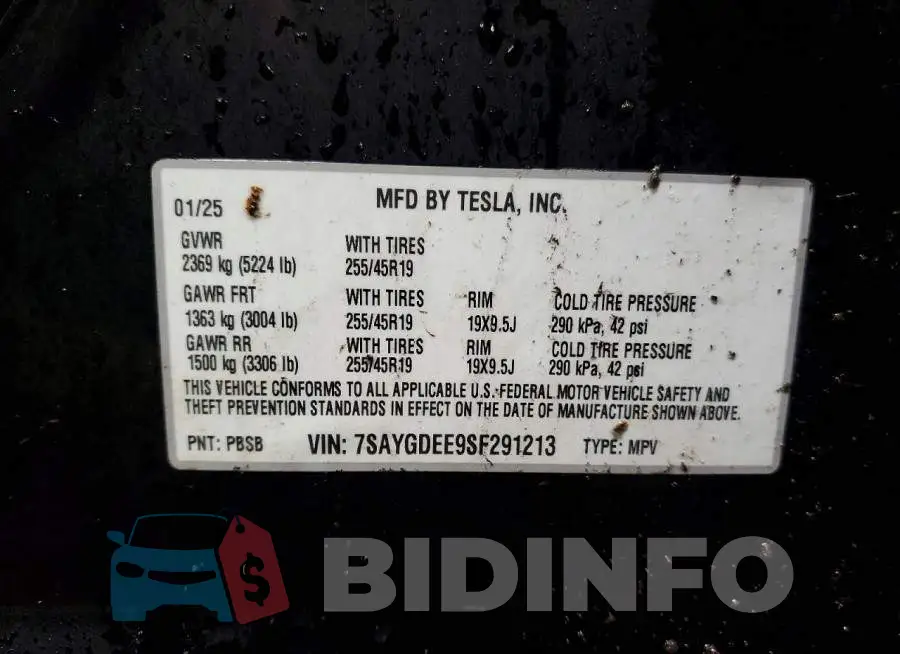 7SAYGDEE9SF291213 Photo# 13